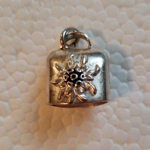 Chamonix Enamel / Silvertone Bell With Dong